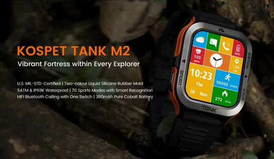 Kospet Tank M2 Military Smart Watch