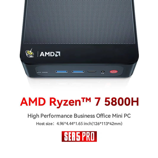 BeeLink SER5 Pro Mini PC with AMD Ryzen 7 5800