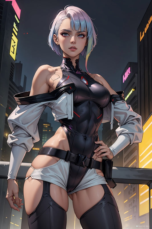 Cyberpunk Mouse Pad – Cyber Night Edition