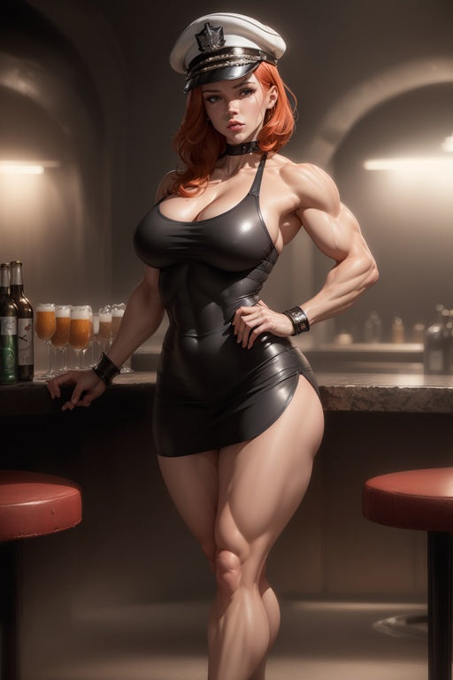 Waifu Muscle Woman - Custom Anime Mouse Pads